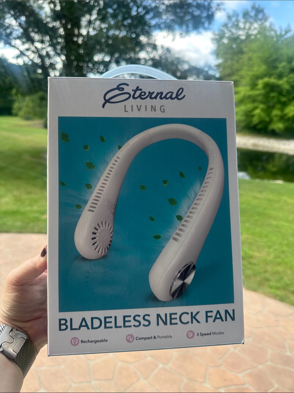 Eternal Living Bladeless Neck Fan NIB